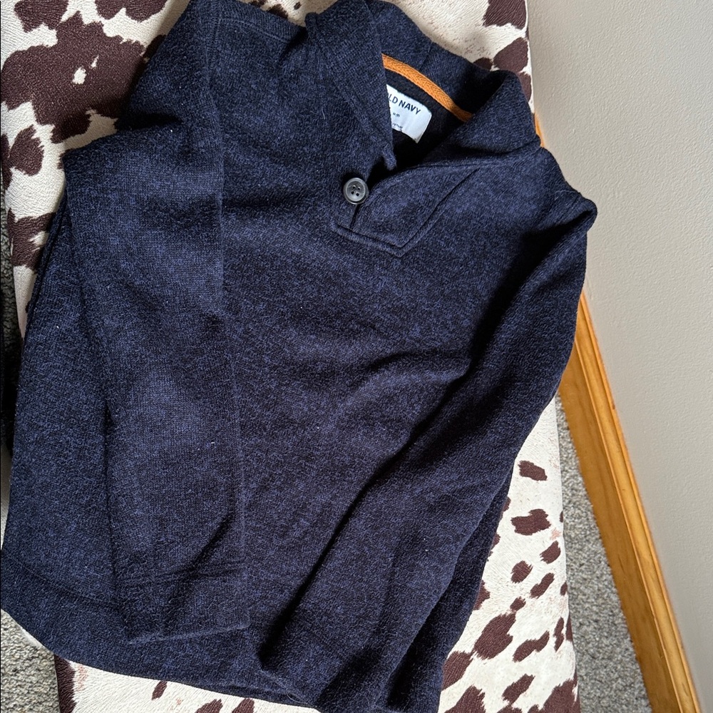Old Navy Kids Navy Blue fleece Sweater